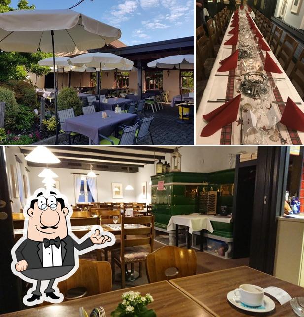 Gli interni di Restaurant Freihof Lufingen
