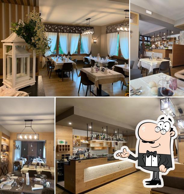 Gli interni di La Lanterna albergo ristorante pizzeria