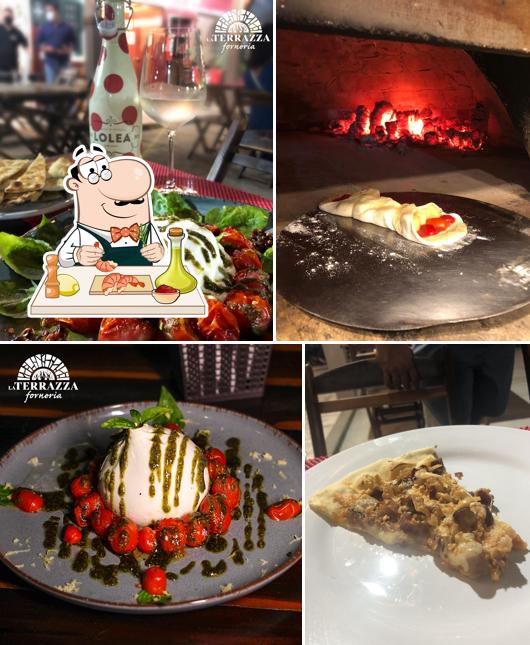 Peça frutos do mar no La Terrazza Forneria Pizzaria