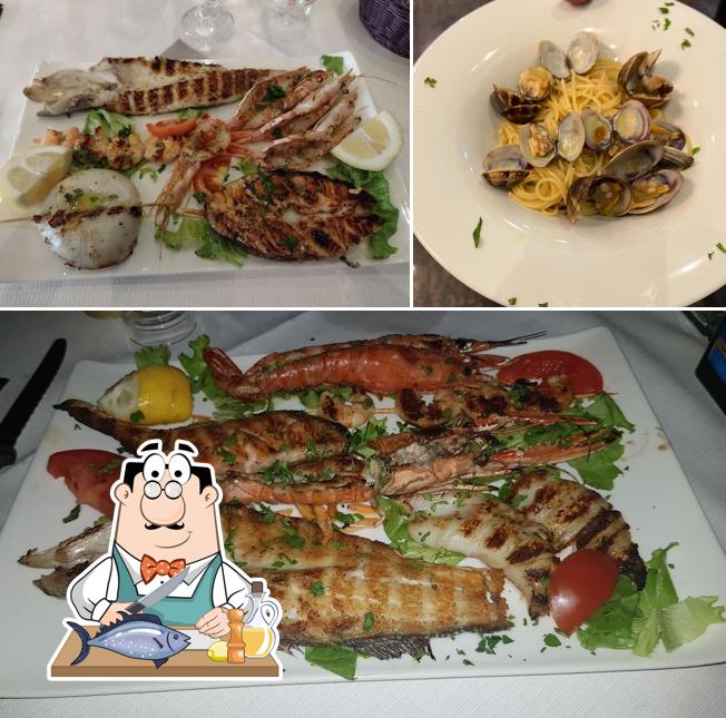 Salmone grigliato al Ristorante pizzeria Notre Dame