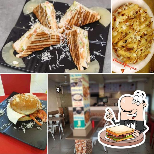 Grilled cheese sandwich at Sadguru Foodzone