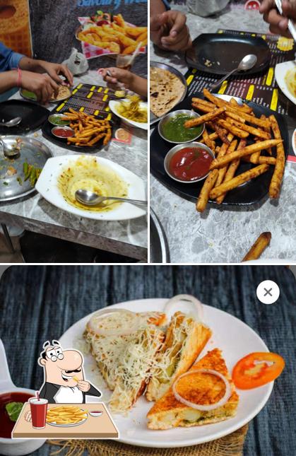 French fries at Jain cafe