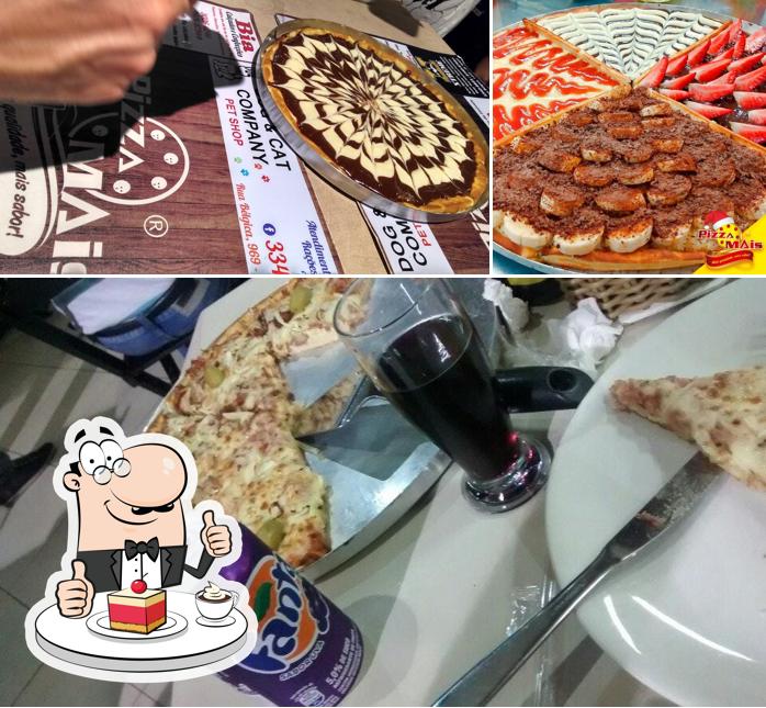 Pizza Mais oferece uma seleção de sobremesas