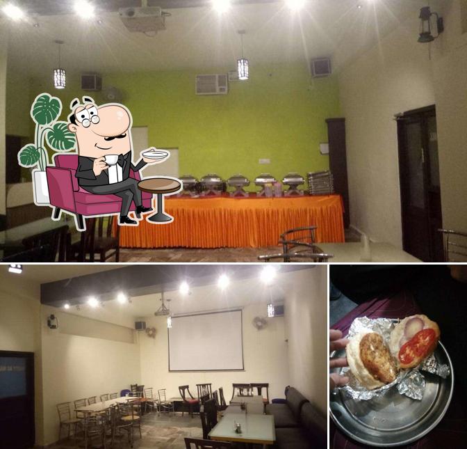 This is the photo showing interior and food at Quality Food Dhaba & Fast Food