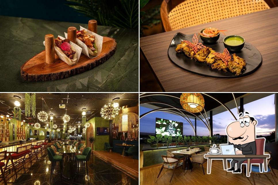 Take a seat at one of the tables at ZOI Coimbatore