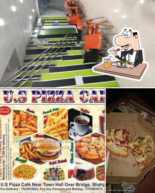 Meals at U.S. Pizza Cafe