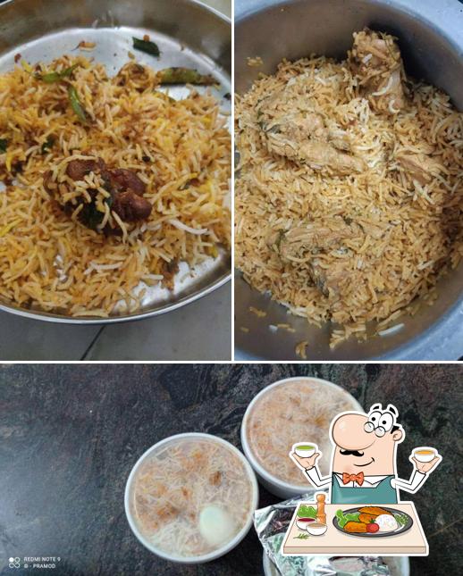 Meals at Mythri family restaurant (Kunda Biryani Special)