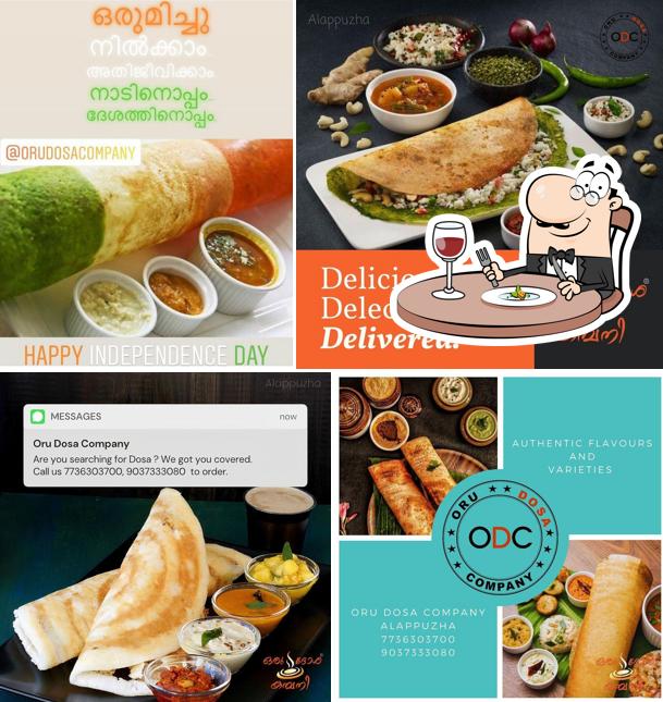 Food at Oru Dosa Company
