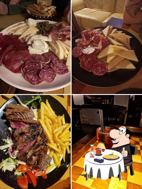 Piatto di formaggi al Osteria dell'11