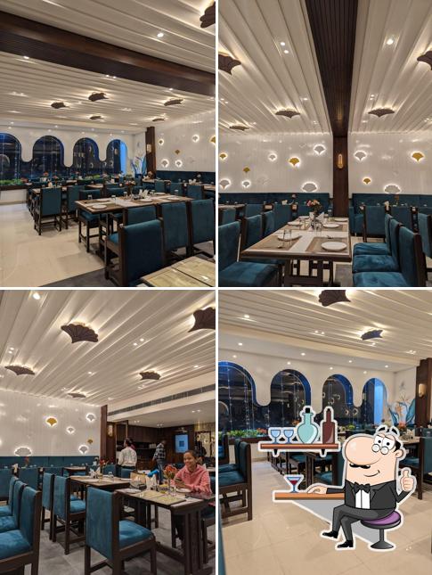 The interior of Shree Maheshwari Restaurant