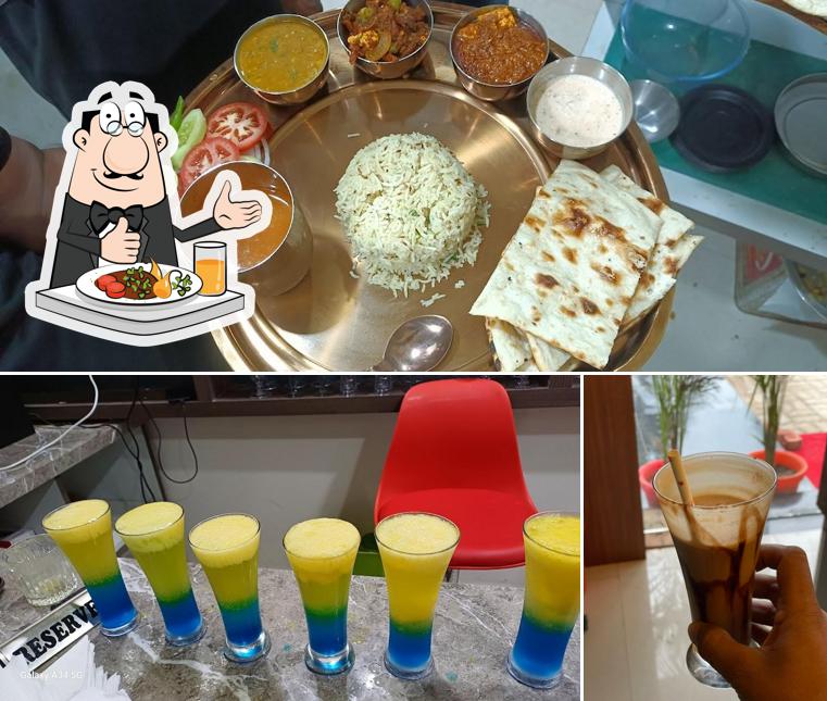The restaurant's food and beverage