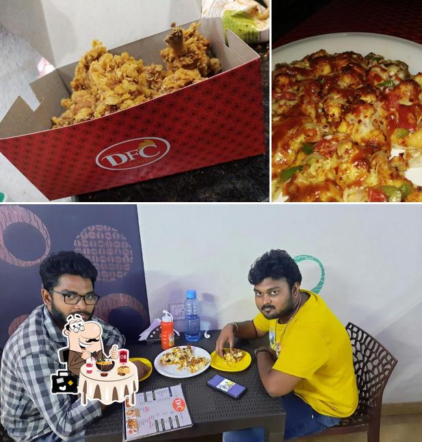 Food at DFC-Devi's fried chiken