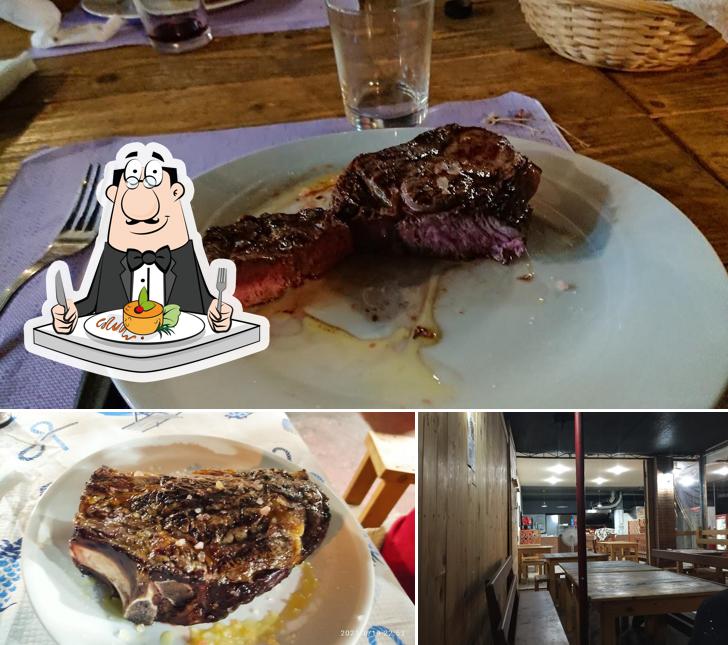 Il Girarrosto da Mimmo si caratterizza per la cibo e interni