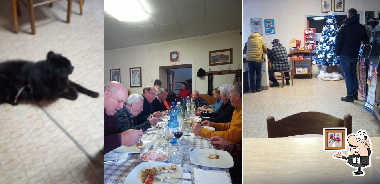 Gli interni di Osteria Borta