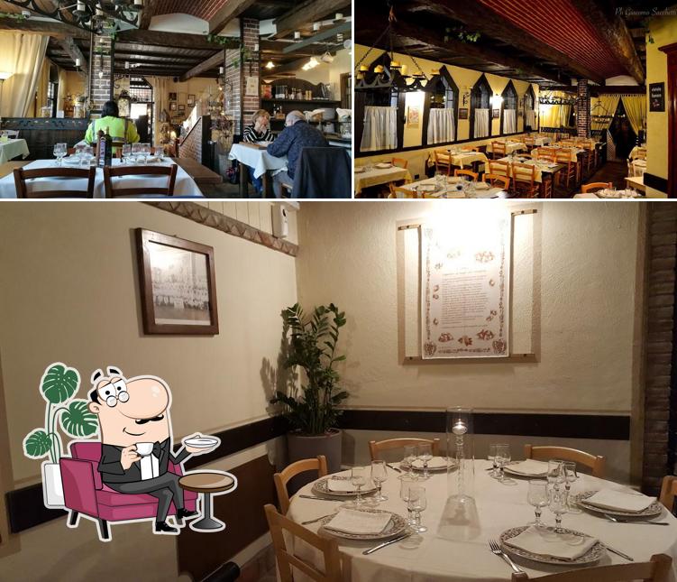 Gli interni di Osteria Trattoria al Cenacolo
