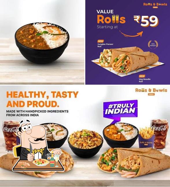 Meals at Rolls & Bowls
