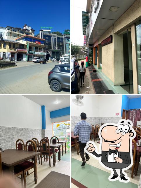 The interior of Sukh sagar restaurant