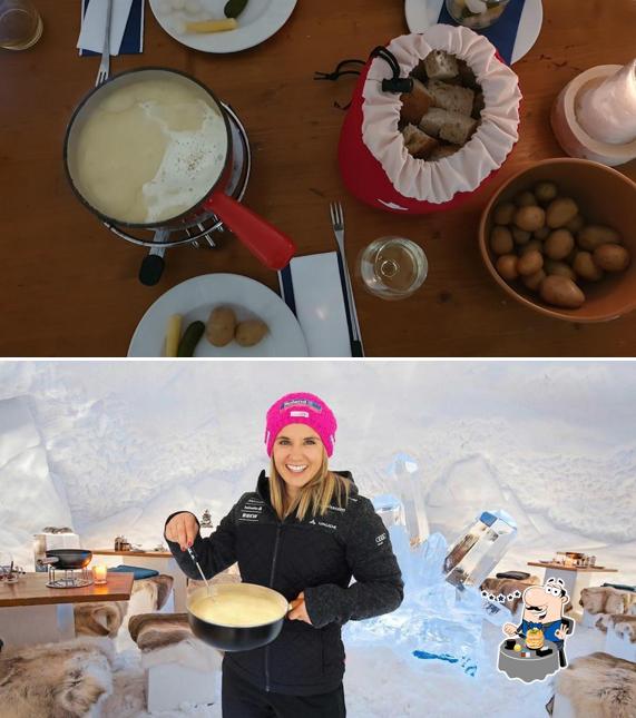 Cibo al Fondue Igloo Engstligenalp