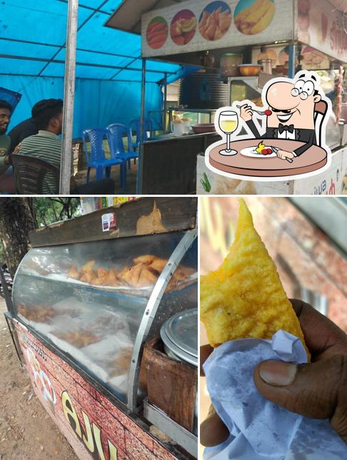 This is the photo displaying food and interior at Ajwa Tea Stall