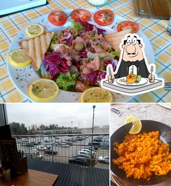 Questa è la foto che raffigura la cibo e esterno di Lesnina restoran
