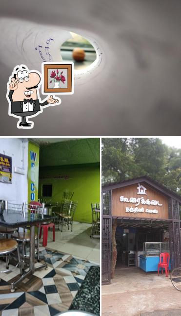 The interior of Nandhini mess,koorai kadai. It branch