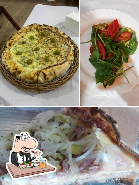 Comida em Pizzaria Arte do chef