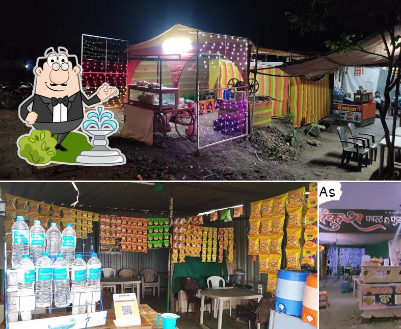 The restaurant's exterior and interior