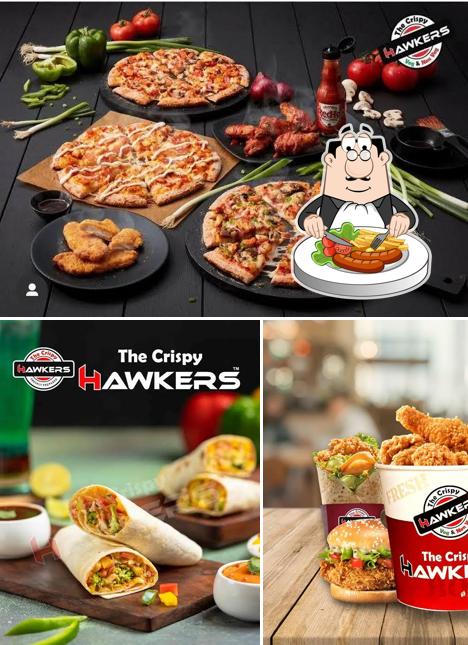 Food at The Crispy Hawkers