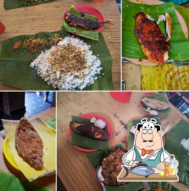 Grilled salmon at Hotel Pingara