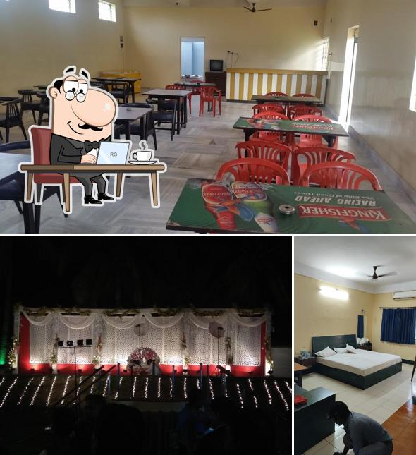 Take a seat at one of the tables at Midway No. 1