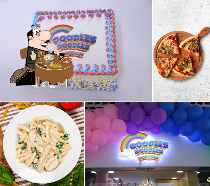 Food at Ooodles Doodles- The Play Cafe