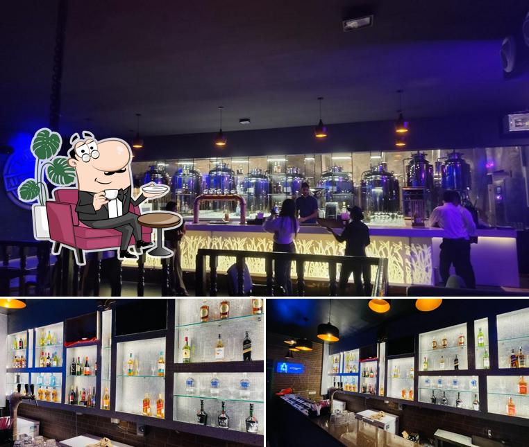 The interior of Infinity Bistro