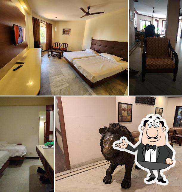 The interior of Hotel Jayaram