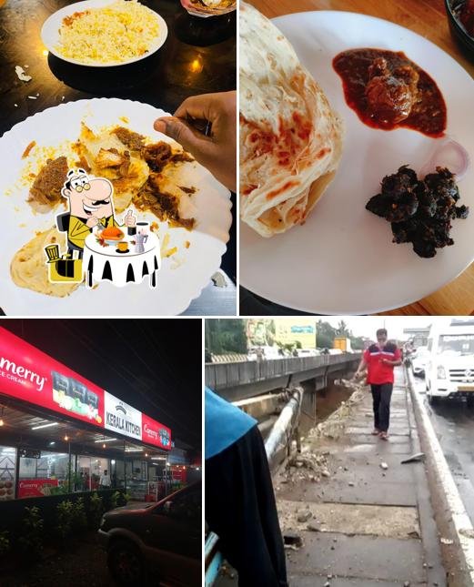 The restaurant's food and exterior