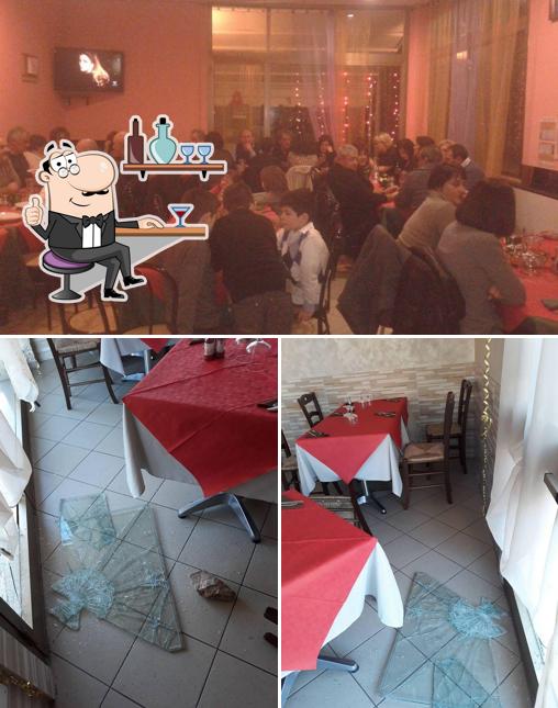 Gli interni di "Da Pino" Ristorante pizzeria
