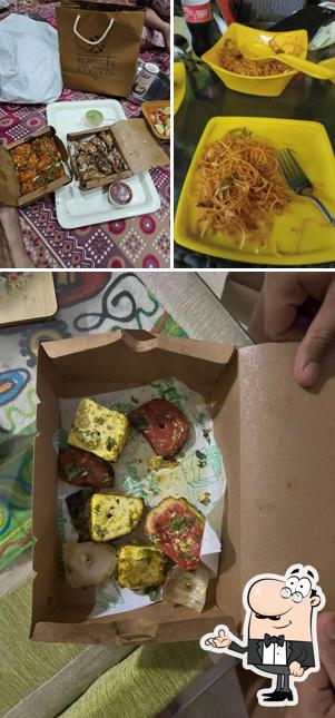 The interior of Flavours Of India by Karan