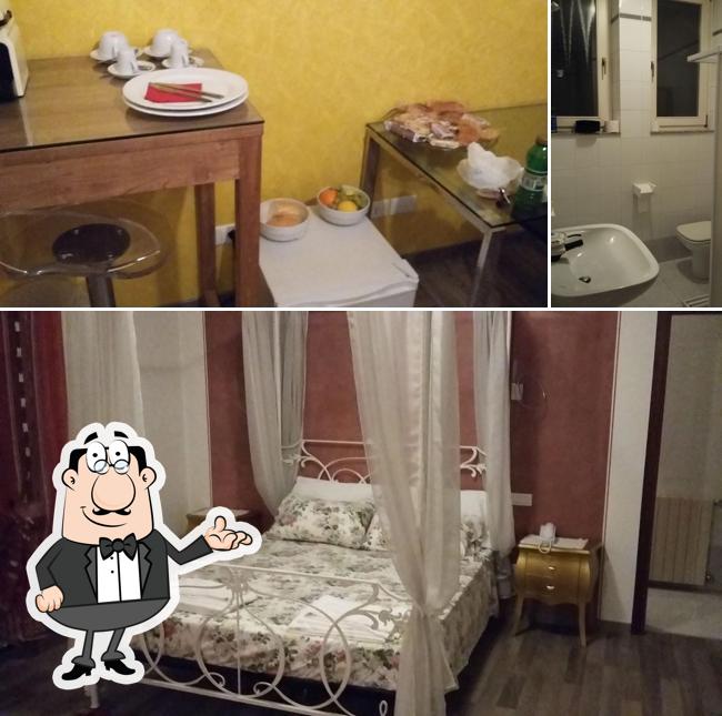 La foto della interni e cibo di Locanda da Luca