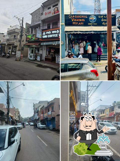 The exterior is an important feature of Hotel Original Vinayaka Mylari