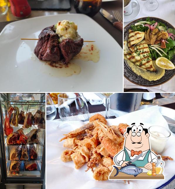 Salmone grigliato al Ristorante Margunaira