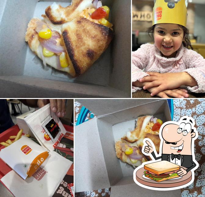 Grilled cheese sandwich at Burger King