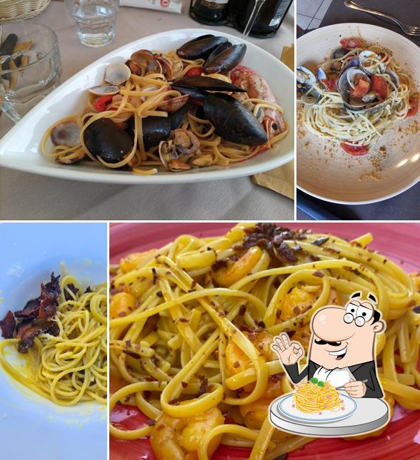 Spaghetti alla carbonara al Vecchia Marina