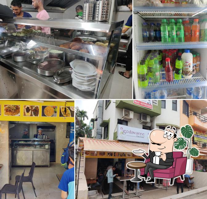The interior of Godavari Fast Food