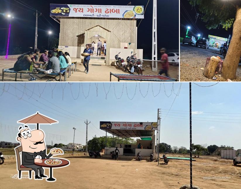 The exterior of JAY GOGA DHABA