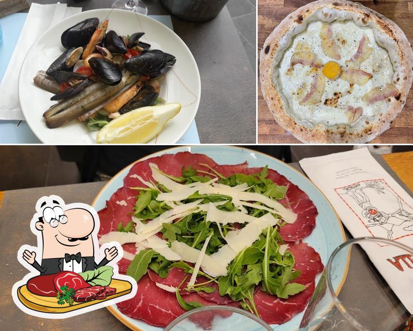 Carpaccio di manzo al Pizzeria Masaniello