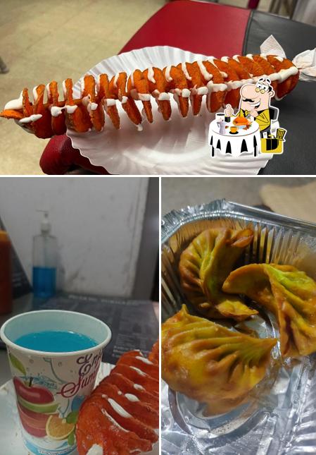 Food at Potato Tornado