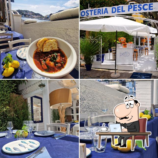 Dai un'occhiata agli interni di Osteria del Pesce Ponza