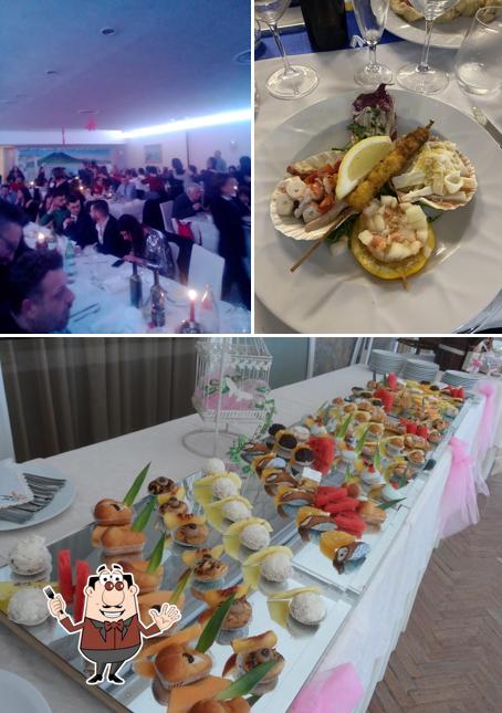Guarda la foto che raffigura la cibo e tavolo da pranzo di Villa Montecaruso