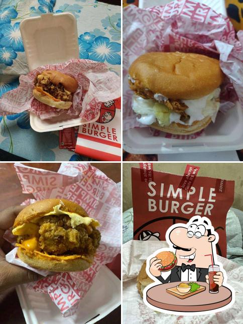 Order a burger at Simple Burger
