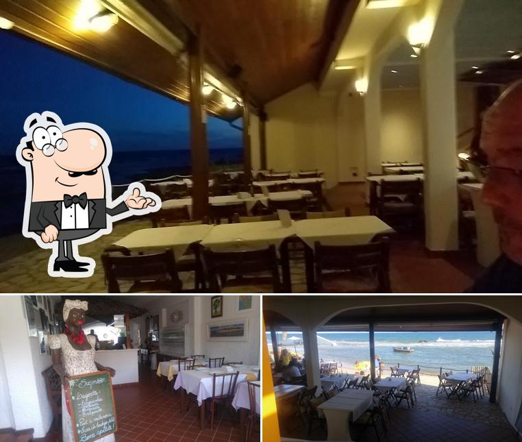 O interior do Mar Aberto Restaurante