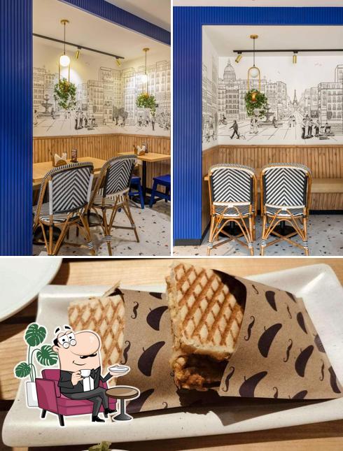 The interior of Paris Panini - Gourmet Sandwiches & Wraps, Sanjay Nagar